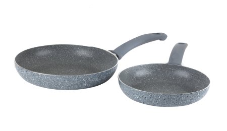 Russell Hobbs BW03714DB Stone Collection 20/24 cm Stone Grey Pressed Frying Pans