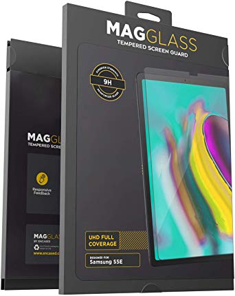 Magglass Screen Protector for Samsung Galaxy Tab S5e (Tempered Glass) Scratch Resistant Ultra Clear Display Guard (Case Friendly Edges)