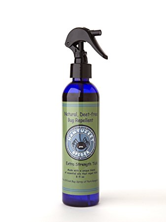 Nantucket Spider Tick Repellent Spray, Insect Protection Spray (Extra Strength Tick, 8oz) Made From Essential Oils, Deet Free, Soy Free, Vegan, Non-Greasy, Non-Sticky