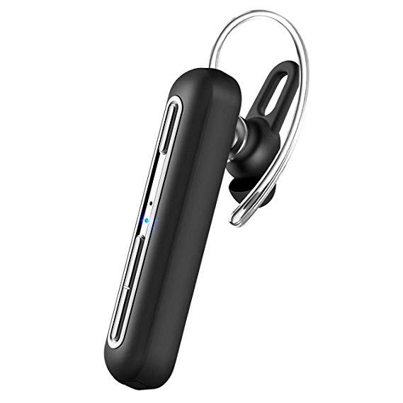 Mpow [Gen-2] EM10 Bluetooth Headset V4.2 Car Bluetooth Earpiece, 16 Hours Playtime Dual Noise Cancelling Mic, Portable Hands-Free Bluetooth Cell Phone Headset, Compatible with Smart Phones/Tablets