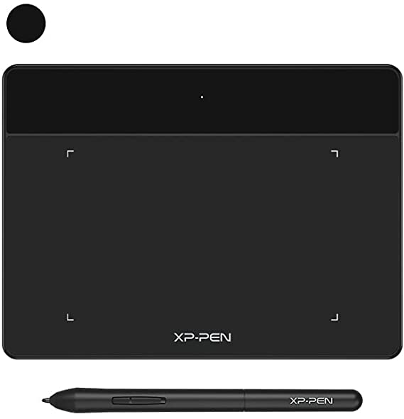 XP-PEN Deco Fun XS Graphic Drawing Tablet 6x4 Inches Digital Sketch Pad OSU Tablet for Digital Drawing, Online Teaching-for Mac Windows Chrome Linux Android OS (Black)