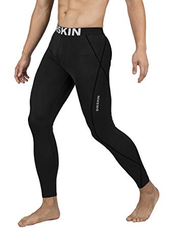 DRSKIN Men’s Compression Warm Dry Cool Sports Tights Pants Baselayer Running Leggings Yoga