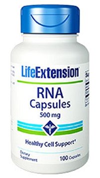 Life Extension RNA 500 Mg Capsules, 100 Count