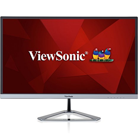 ViewSonic VX2776-SMHD 27-Inch SuperClear IPS LED Monitor (Ultra Slim Frameless Design, Full HD 1080p, HDMI/DP/VGA)