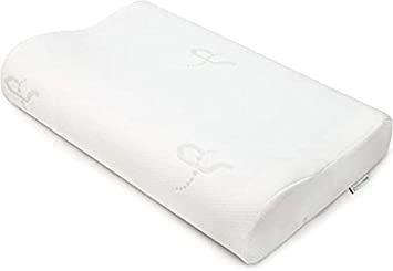 Supportiback The Winner 2020* Patented Contour Pillow - Hypoallergenic Memory Foam Pillow - Perfect for Side/Back/Stomach Sleepers - Doctor Designed/CertiPUR Certified (Memory Foam Pillow)