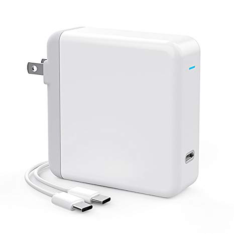 Onforu 61W USB C Power Adapter, UL Listed Power Delivery Wall Charger, Fast Charge Brick for MacBook Pro, iPad Pro, USB Type C Charging Laptop, Smartphone, Nintendo Switch, etc (USB-C Cable Included)