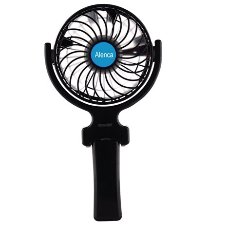 Alenca® Portable USB Fan, Mini Table Fan for Home and Office (USB Powered, 2 Fan Speeds, Large Airflow, Personal Cooling