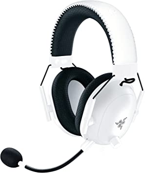 Razer BlackShark V2 Pro Wireless Gaming Headset: THX 7.1 Spatial Surround Sound - 50mm Drivers - Detachable Mic - for PC, PS5, PS4, Switch, Xbox One, Xbox Series X|S - White