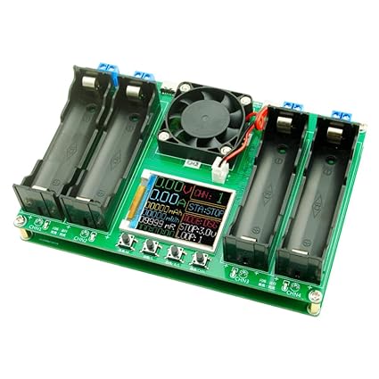 VISLONE Digital Display Battery Capacity Internal Resistance Tester Digital Lithium Battery Power Detector Module 18650 Battery Test Meter Dual Type-C Interface