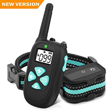 BESTHING Dog Training Collar, 1000ft Remote Dog Shock Collar, 100% Waterproof Rechargeable Beep/Vibra/Electric Shock