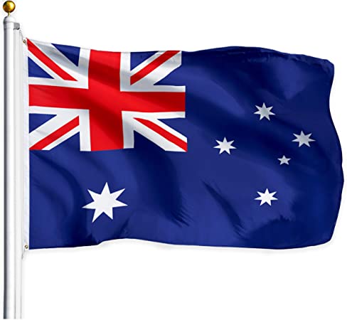 G128 – Australia (Australian) Flag | 3x5 feet | Printed – Vibrant Colors, Brass Grommets, Quality Polyester