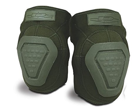 Damascus DNEPOD Imperial Neoprene Elbow Pads with Reinforced Non-slip Trion-X Caps, Olive Drab