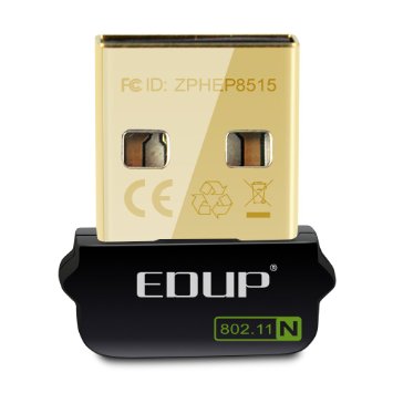 WiFi Adapter EDUP EP-8508GS Mini Wireless Adapter 150Mbps 11n Nano Size and Ideal for Raspberry Pi / Pi2