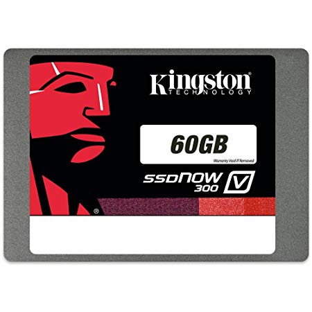 Kingston Digital 60GB SSDNow V300 SATA 3 2.5 (7mm height) Solid State Drive (SV300S37A/60G) (Certified Refurbished)