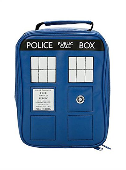 Doctor Who Police Tardis Navy Blue Insulated Lunchbox Cooler Bag