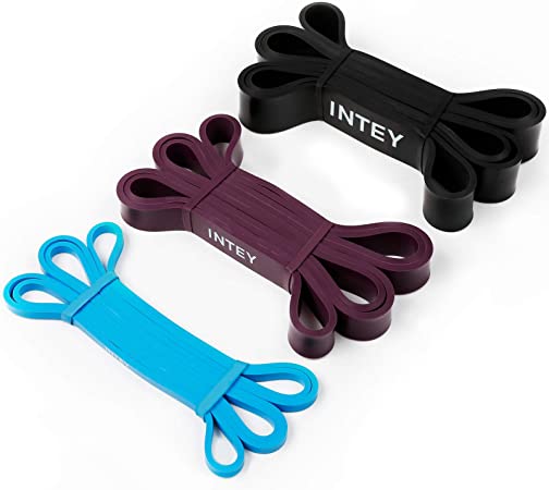 INTEY Pull up Assist Band Exercise Resistance Bands for Workout Body Stretch Powerlifting Set of 3