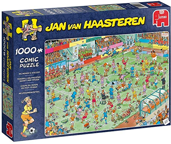Jan Van Haasteren - WC Women's Soccer 1000 Piece Jigsaw Puzzle