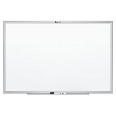 Quartet Magnetic Whiteboard, Standard, 5 x 3 Feet, Aluminum Frame, Silver (SM535)