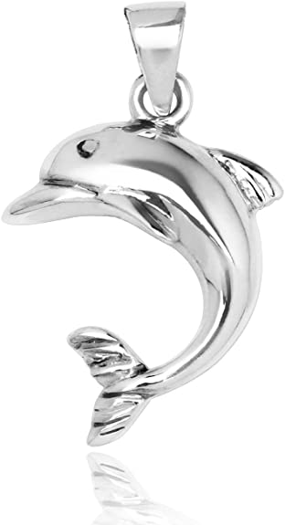 Mimi 925 Sterling Silver Dolphin Charm Pendant