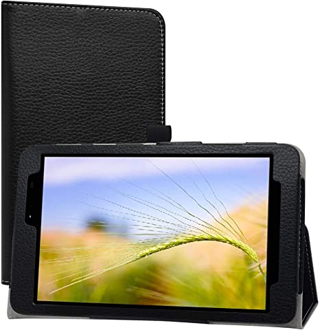 LiuShan Compatible with Lenovo Tab P11 case,PU Leather Slim Folding Stand Cover for 11" Lenovo Tab P11 (TB-J606F /TB-J606X) Tablet (Not Fit Lenovo Tab P11 Pro),Black