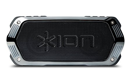 ION Audio Aquaboom | Waterproof Stereo Bluetooth Speaker with Built-in Microphone & Rechargeable Battery (10W)