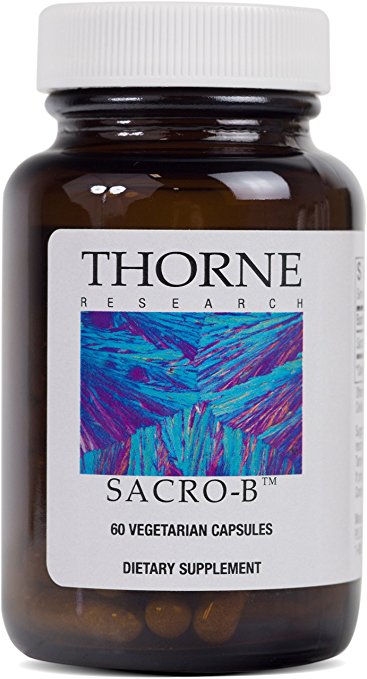 Thorne Research - Sacro-B (250 mg) - Beneficial Yeast for the GI Tract - 60 Capsules