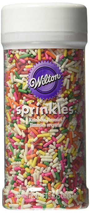 Wilton 710-994 Rainbow Jimmies Food Decorative