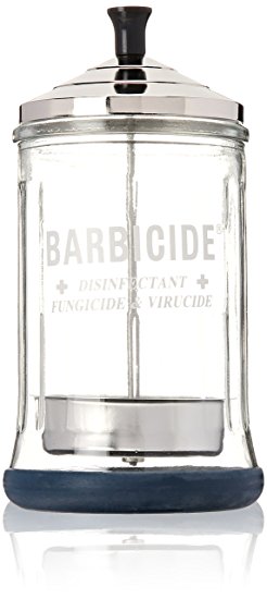 Barbicide Disinfectant Jar, Midsize, 21 ounce