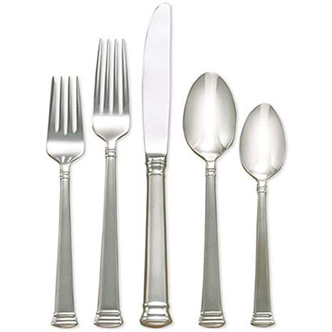 Lenox Eternal Frosted Flatware 20 Piece Set New