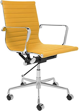 SOHO Ribbed Management Office Chair (Yellow)