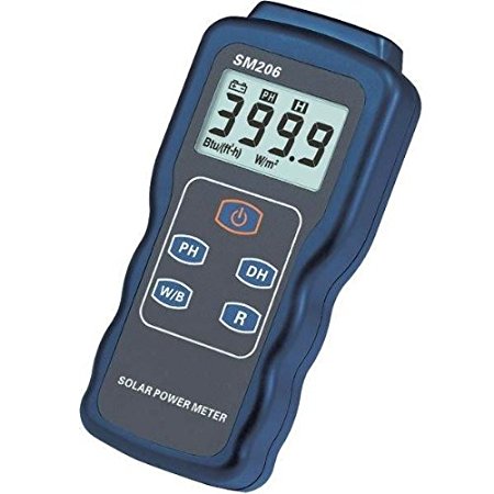 Dr.Meter® SM206 Digital Solar BTU Power Meter