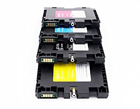 ESTON 4 PACK (BK C M Y) GC-41 GC41 Transfer SUB Ink Cartridges for Ricoh Aficio SG2100 SG3110DN SG2010 (Heat Transfer)