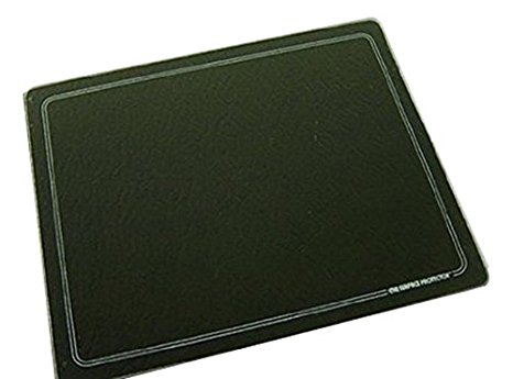 Vance 15 X 12 inch Black w/White Border Surface Saver Tempered Glass Cutting Board, 81512BW