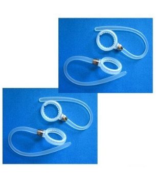 PL Earhooks for Wireless Bluetooth Headset - Pack of 4 - White/Clear