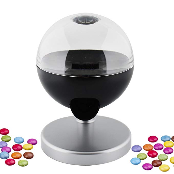 Kids Novelty One Touch Candy Dispenser Machine Sweet Gumball Nut Chocolate Mints Snack Size Portion Party Fun Home by Sabar