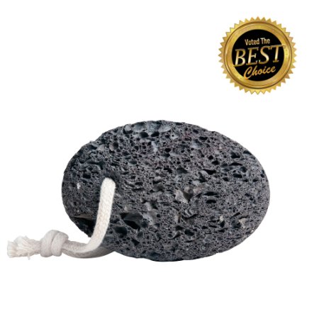 Premium Natural Lava Pumice Stone - Great for Exfoliation and Pedicures - Skin Circulation - Callus Removal - Best Pumice Stone for Smooth, Healthy Hands and Feet (Cream)