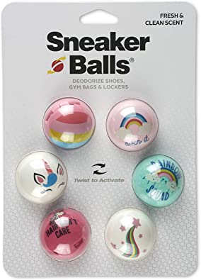 Sof Sole Sneaker Balls Shoe, Gym Bag, and Locker Deodorizer, 6 Pack