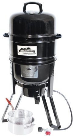 Masterbuilt M7P 7-in-1 Smoker and Grill with Pan and Basket Set