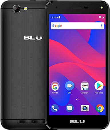 BLU Advance S5 HD – Unlocked Single Sim Smartphone, 16GB 1GB RAM -Black