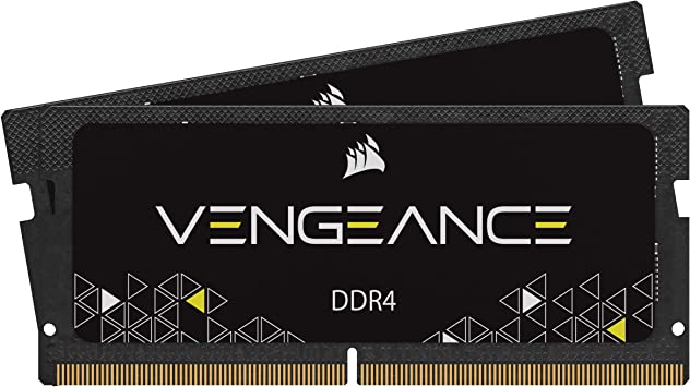 Corsair Vengeance Performance SODIMM Memory 64GB (2x32GB) DDR4 3200MHz CL22 Unbuffered for AMD Ryzen 4000 Series notebooks, CMSX64GX4M2A3200C22