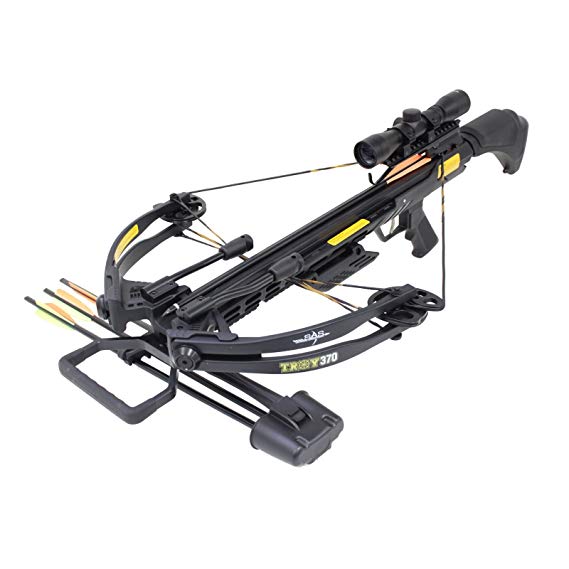 SAS Troy 370 Compound Crossbow 4x32 Scope Package