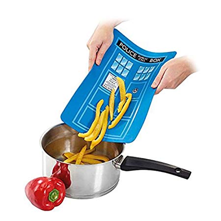 Doctor Who TARDIS Cutting Board - Flexible Silicone, with Non-Slip Base