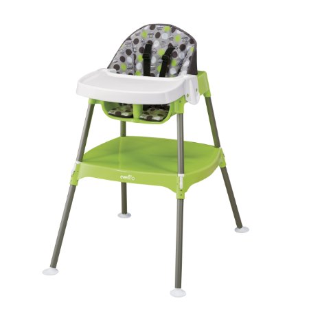 Evenflo Convertible High Chair Dottie Lime