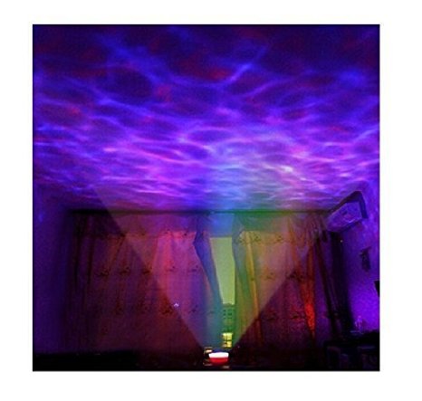 Lightahead Ocean Master Romantic Relaxing Ocean Wave Light Projector Multicolor with one hour auto shut down