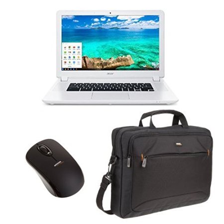 Acer Chromebook 15 CB5-571-C1DZ (15.6-Inch Full HD IPS, 4GB RAM, 16GB SSD)   AmazonBasics Wireless Mouse   AmazonBasics 15.6-Inch Laptop Bag Set