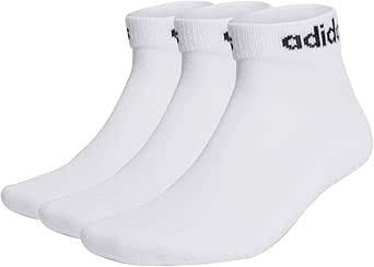 adidas Unisex Linear Ankle Cushioned Socks 3 Pairs Socks