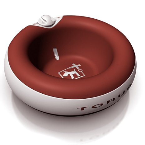 Heyrex Torus Ultimate Pet Water Bowl For Dogs and Cats, 2 Liter
