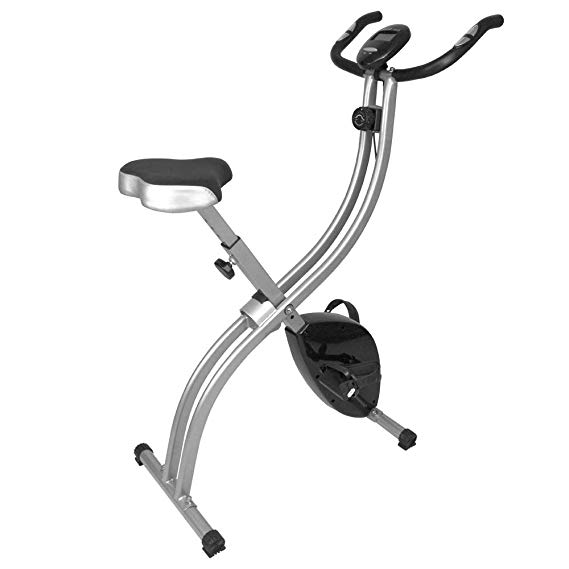 ATIVAFIT Indoor Cycling Bike Folding Magnetic Upright Bike Stationary Spin Bike Recumbent Exercise Bike