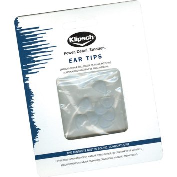 Klipsch MD CLR Medium Size Replacement Ear Tip - 4 Pack - Clear