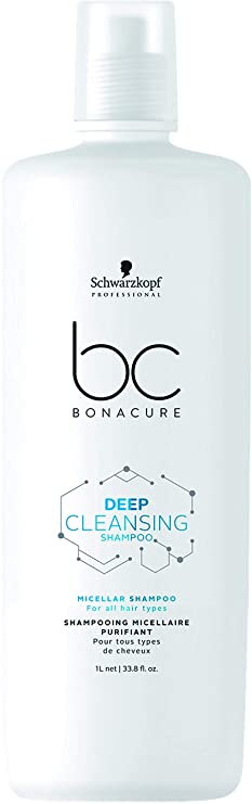 Schwarzkopf Bc Bonacure Deep Cleansing Shampoo Micellar Shampoo (for All Hair Types), 33.799999999999997 ounces